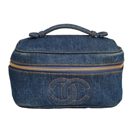 denim chanel vanity|chanel vanity resale.